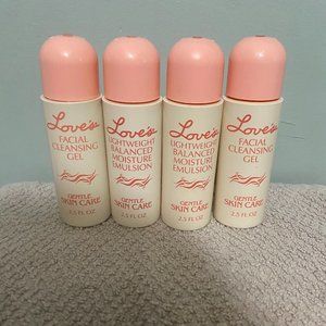 Love's Lightweight Balanced Moisture Emulsion & Facial Cleansing Gel Bundle